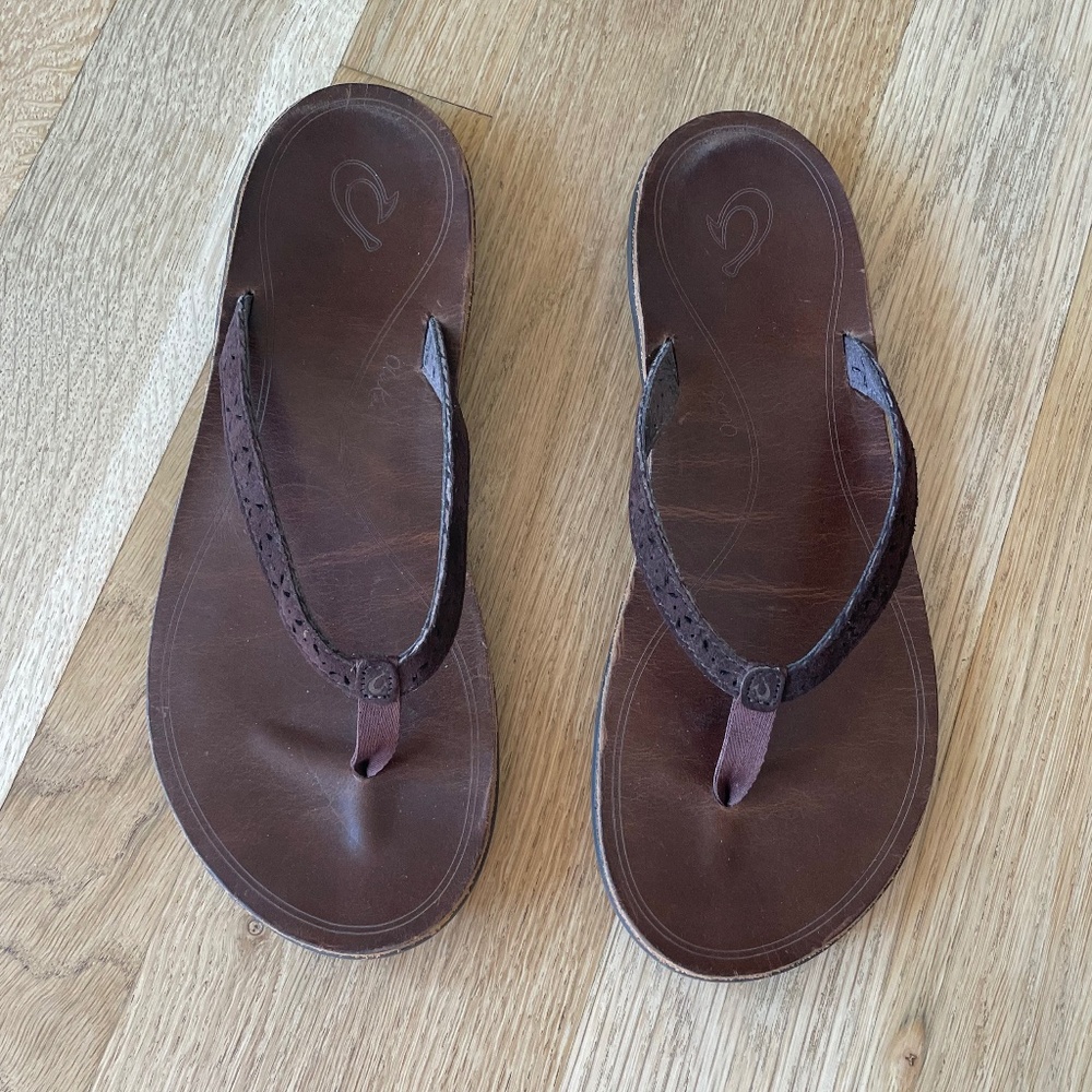 OluKai - Leather Sandal - Size 10